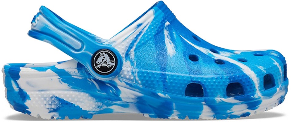 (PS) Crocs经典大理石图案洞洞鞋‘白蓝’ 207002-4KG Order (PS) Crocs经典大理石图案洞洞鞋‘白蓝’ 207002-4KG