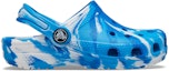 Order (PS) Crocs Classic Marbled Clog 'Putih Biru' 207002-4KG