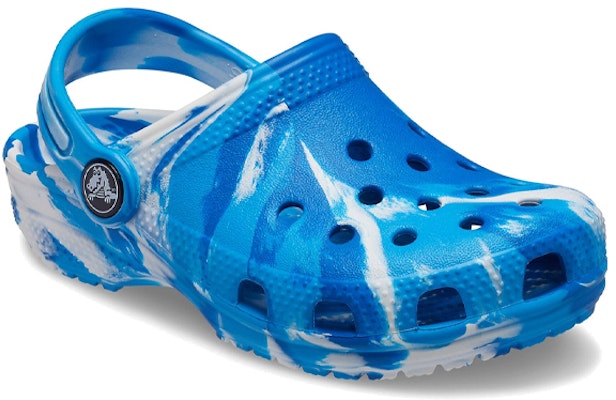 (PS) Crocs经典大理石图案洞洞鞋‘白蓝’ 207002-4KG Lookbook (PS) Crocs经典大理石图案洞洞鞋‘白蓝’ 207002-4KG