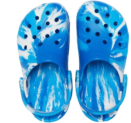(Preschool) Crocs Classic Marbled Clog 'White Blue' 207002-4KG Purchase (Preschool) Crocs Classic Marbled Clog 'White Blue' 207002-4KG