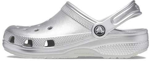 (Preschool) Crocs Classic Metallic Clog 'Silver Metallic' 209196-0P1 (Preschool) Crocs Classic Metallic Clog 'Silver Metallic' 209196-0P1
