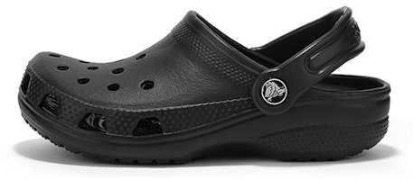 (Preschool) Crocs Classic Minimalistic Casual Outdoor Beach Black Sandals 204536-001 (Preschool) Crocs Classic Minimalistic Casual Outdoor Beach Black Sandals 204536-001
