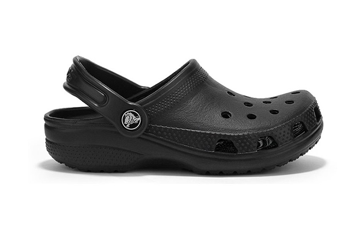 Order (Preschool) Crocs Classic Minimalistic Casual Outdoor Beach Black Sandals 204536-001