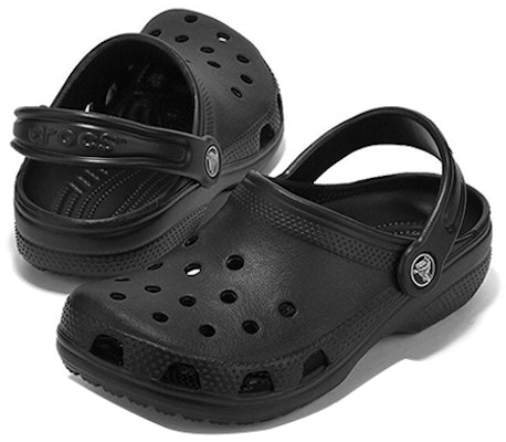 (Preschool) Crocs Classic Minimalistic Casual Outdoor Beach Black Sandals 204536-001 Shop (Preschool) Crocs Classic Minimalistic Casual Outdoor Beach Black Sandals 204536-001