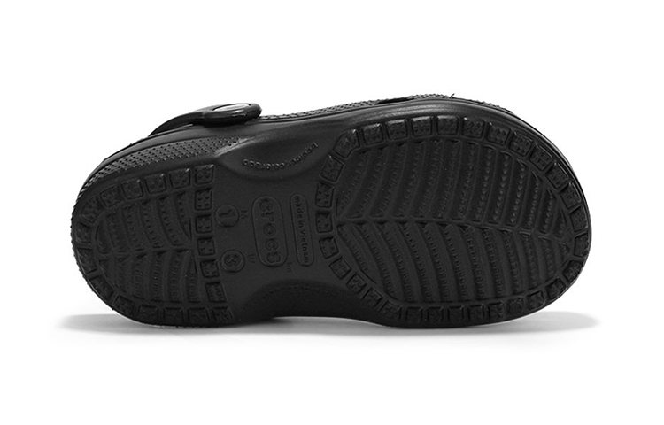 Sizing (Preschool) Crocs Classic Minimalistic Casual Outdoor Beach Black Sandals 204536-001