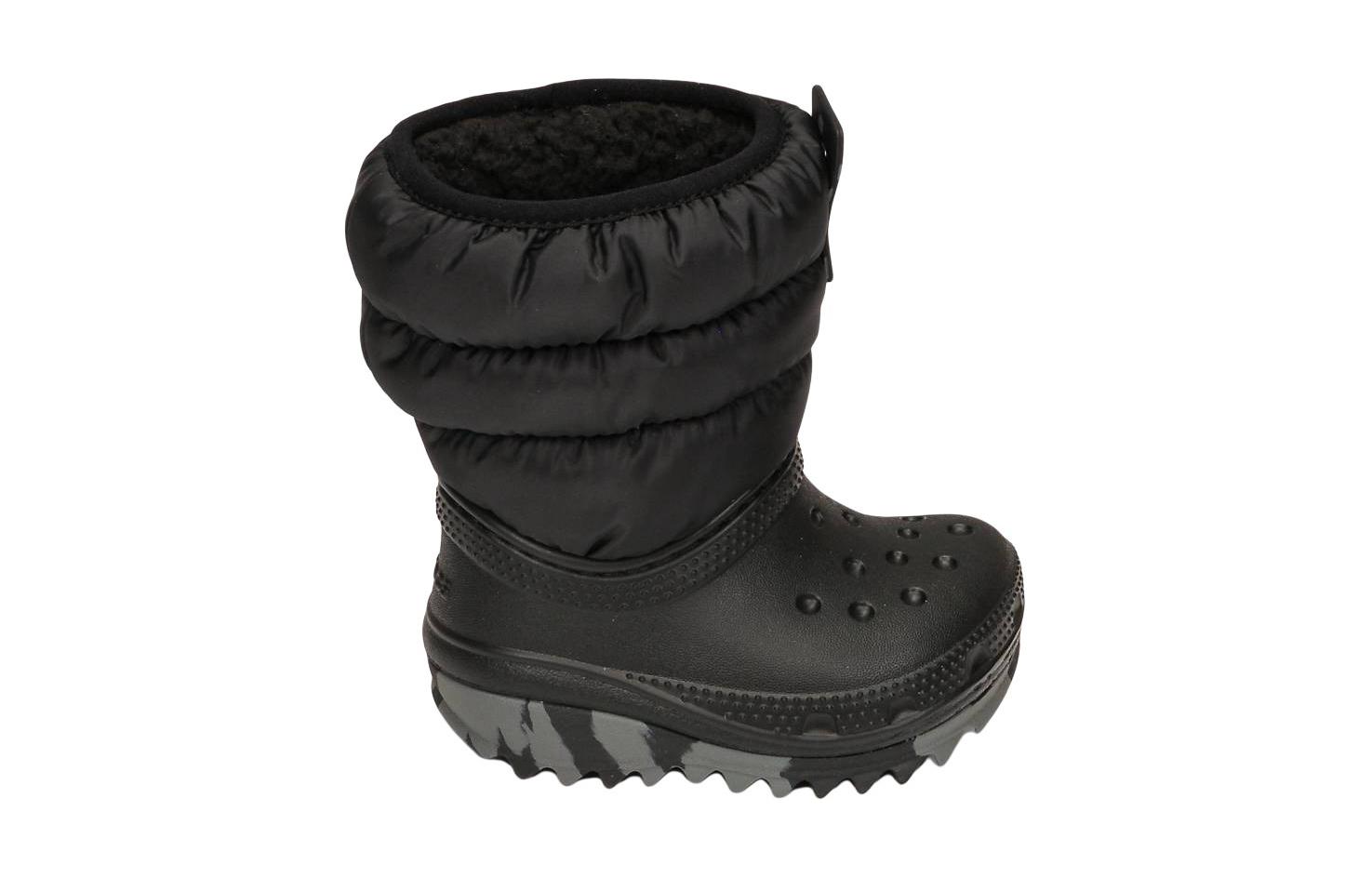 Order (Preschool) Crocs Classic Neo Puff Boot 'Black' 207683-001