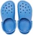 (PS) Crocs Klasik Kecil Tapak Rata Pantai Sukan Pink Biru Sandal 204536-4SN