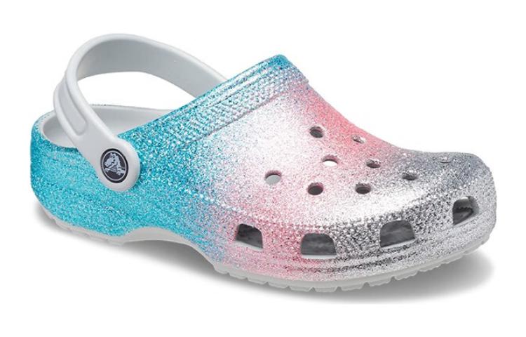 Lookbook (PS) Crocs 舒适版-粉蓝防滑凉鞋 206993-0ZT