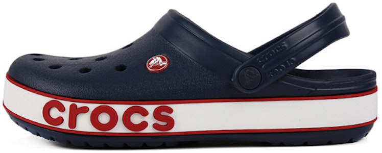 (PS) Crocs Corcband Logo Minimalis Sandal Kasual Biru Merah 'Blue Red' 206022-4CC Buy (PS) Crocs Corcband Logo Minimalis Sandal Kasual Biru Merah 'Blue Red' 206022-4CC
