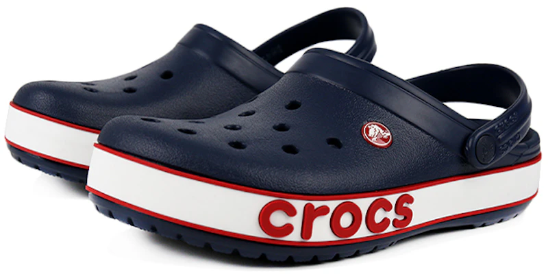 (Preschool) Crocs Corcband Bold Logo Minimalistic Casual Blue Red Sandals 'Blue Red' 206022-4CC Shop (Preschool) Crocs Corcband Bold Logo Minimalistic Casual Blue Red Sandals 'Blue Red' 206022-4CC