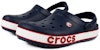 (PS) Sandal Kasual Crocs Corcband Logo Minimal Biru Merah 'Biru Merah' 206022-4CC