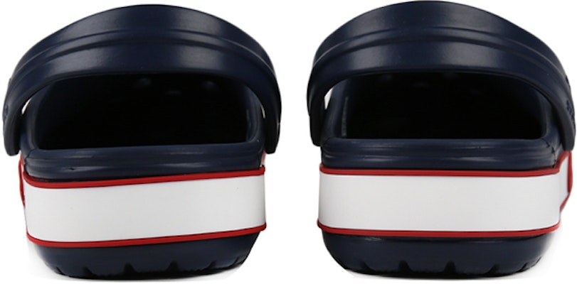 (PS) Sandalias Crocs Crocband Logo Azul Rojo Minimalistas Casual 'Blue Red' 206022-4CC Details for (PS) Sandalias Crocs Crocband Logo Azul Rojo Minimalistas Casual 'Blue Red' 206022-4CC