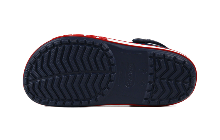 Sizing (Preschool) Crocs Corcband Bold Logo Minimalistic Casual Blue Red Sandals 'Blue Red' 206022-4CC