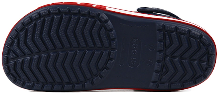(PS) Sandalias Crocs Crocband Logo Azul Rojo Minimalistas Casual 'Blue Red' 206022-4CC Sizing (PS) Sandalias Crocs Crocband Logo Azul Rojo Minimalistas Casual 'Blue Red' 206022-4CC