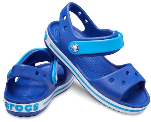 (Preschool) Crocs Crocband Sandal Cerulean Ocean 'Blue' 12856-4BX Shop (Preschool) Crocs Crocband Sandal Cerulean Ocean 'Blue' 12856-4BX