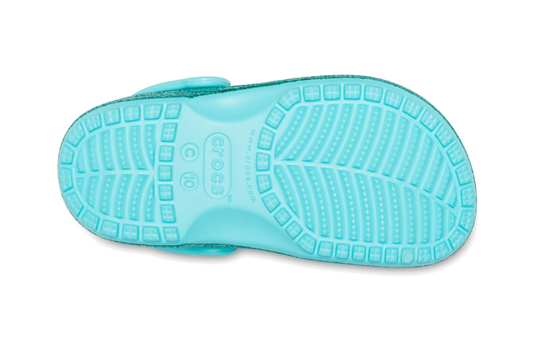 Sizing (Preschool) Crocs Crocband 'Glitter Lake Blue' 205441-40M