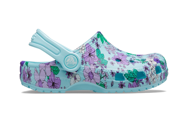 Order (Preschool) Crocs Crocband 'Ice Blue Classic Floral' 206146-4O9