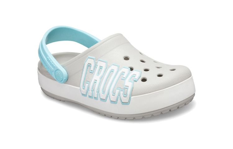 Lookbook (Preschool) Crocs Crocband 'Simplified Casual White Grey' 205533-1CJ