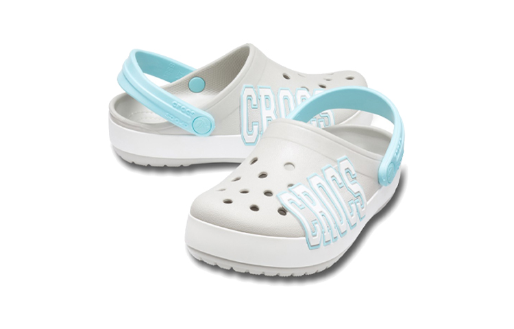 Shop (Preschool) Crocs Crocband 'Simplified Casual White Grey' 205533-1CJ