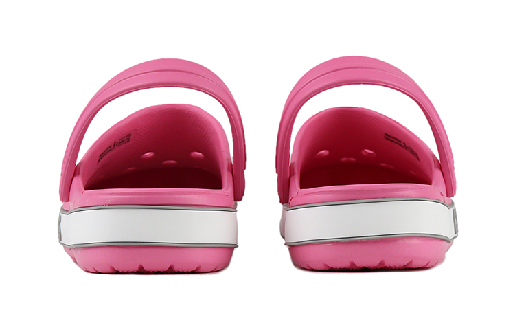 Purchase (Preschool) Crocs Crocband Bold Logo Outdoor Flat Heel Minimalistic Sports Pink Sandals 206022-65Y