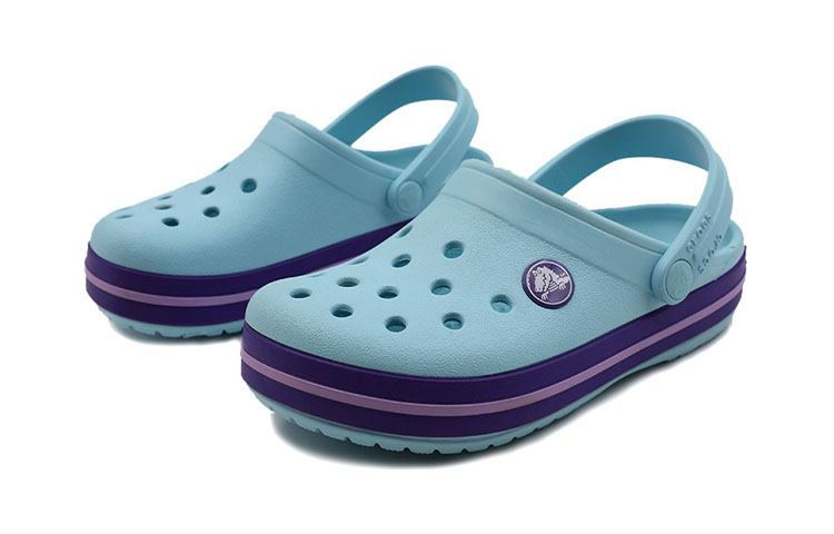 Lookbook (Preschool) Crocs Crocband Clog 'Blue Purple Colorblock' 204537-4O9