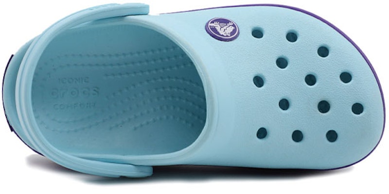 (Preschool) Crocs Crocband Clog 'Blue Purple Colorblock' 204537-4O9 Shop (Preschool) Crocs Crocband Clog 'Blue Purple Colorblock' 204537-4O9
