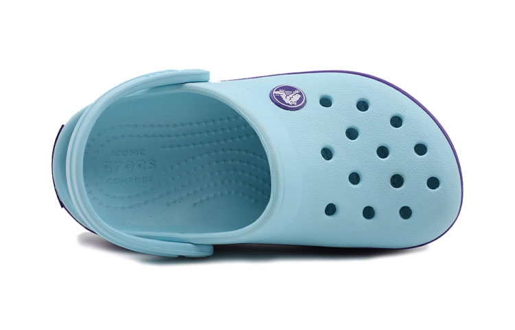 Shop (Preschool) Crocs Crocband Clog 'Blue Purple Colorblock' 204537-4O9