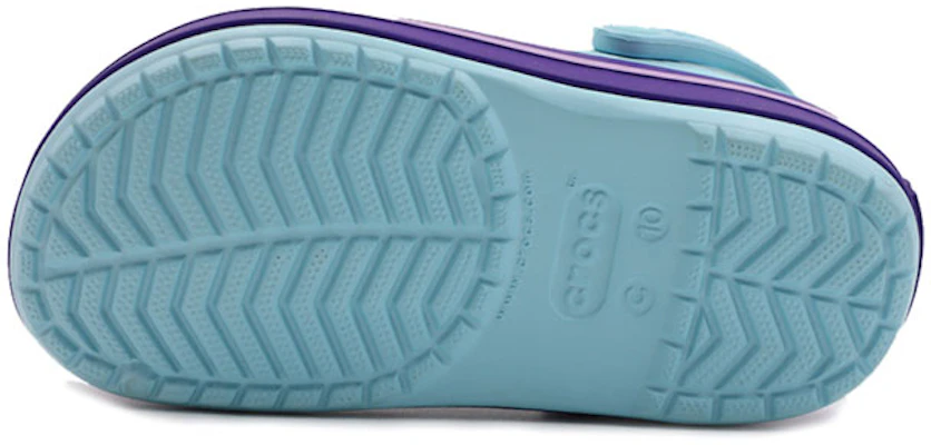 (Preschool) Crocs Crocband Clog 'Blue Purple Colorblock' 204537-4O9 Details for (Preschool) Crocs Crocband Clog 'Blue Purple Colorblock' 204537-4O9