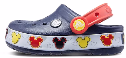 (Preschool) Crocs Crocband Mickey Fun Lab Lights Clogs 'Navy Red' 204994-410 (Preschool) Crocs Crocband Mickey Fun Lab Lights Clogs 'Navy Red' 204994-410