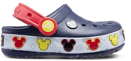 (PS) Crocs Crocband Mickey Fun Lab Nyala Clogs 'Navy Merah' 204994-410 Order (PS) Crocs Crocband Mickey Fun Lab Nyala Clogs 'Navy Merah' 204994-410