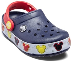 (PS) Crocs Crocband Mickey Fun Lab Nyala Clogs 'Navy Merah' 204994-410 Lookbook (PS) Crocs Crocband Mickey Fun Lab Nyala Clogs 'Navy Merah' 204994-410