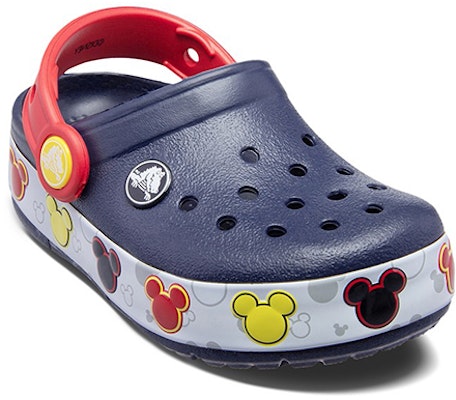 (Preschool) Crocs Crocband Mickey Fun Lab Lights Clogs 'Navy Red' 204994-410 Lookbook (Preschool) Crocs Crocband Mickey Fun Lab Lights Clogs 'Navy Red' 204994-410