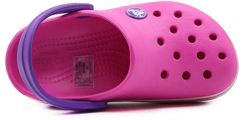 (PS) クロックス クロックバンド ウェービー サンダル ピンク/パープル 205697-6L0 Shop (PS) クロックス クロックバンド ウェービー サンダル ピンク/パープル 205697-6L0