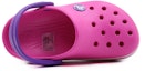 Shop (PS) Crocs Crocband Wavy Band Kecil Kasual Pink Purple Sandal 'Merah Jambu Ungu' 205697-6L0