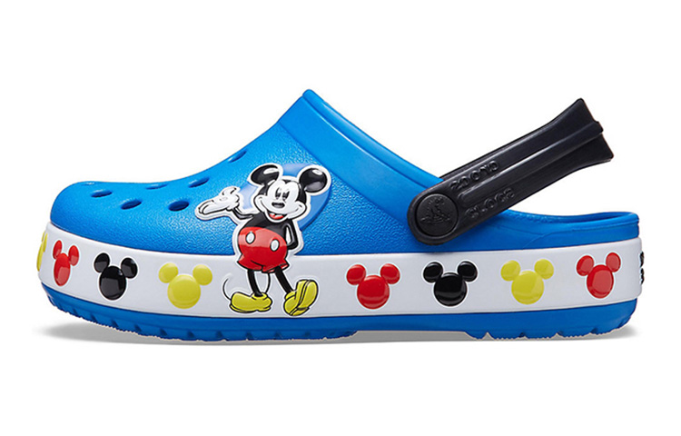 (Preschool) Crocs Disney Mickey Outdoor Flat Heel Sports Blue Sandals 206307-4JL