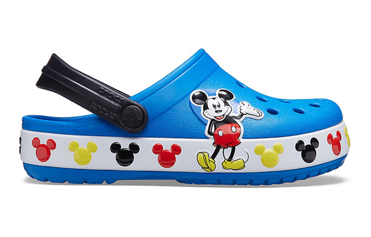Order (Preschool) Crocs Disney Mickey Outdoor Flat Heel Sports Blue Sandals 206307-4JL