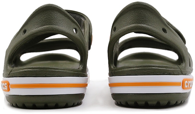 (Preschool) Crocs Flat Casual Army Green Sandals 14854-309 Purchase (Preschool) Crocs Flat Casual Army Green Sandals 14854-309