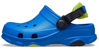 (Preschool) Crocs Flat Heel Blue Sandals 207011-4JL (Preschool) Crocs Flat Heel Blue Sandals 207011-4JL