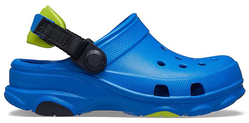 (PS) Crocs Flache Absatz Blaue Sandalen 207011-4JL Order (PS) Crocs Flache Absatz Blaue Sandalen 207011-4JL