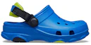 Order (PS) Crocs Flache Absatz Blaue Sandalen 207011-4JL