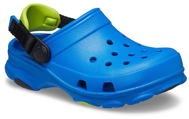 (PS) Crocs Flache Absatz Blaue Sandalen 207011-4JL Lookbook (PS) Crocs Flache Absatz Blaue Sandalen 207011-4JL