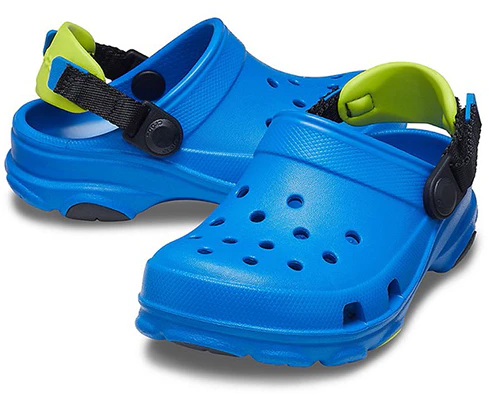(PS) Crocs Flache Absatz Blaue Sandalen 207011-4JL Shop (PS) Crocs Flache Absatz Blaue Sandalen 207011-4JL