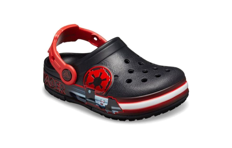 Lookbook (Preschool) Crocs Fun Lab 'Darth Vader Black' 206279-001