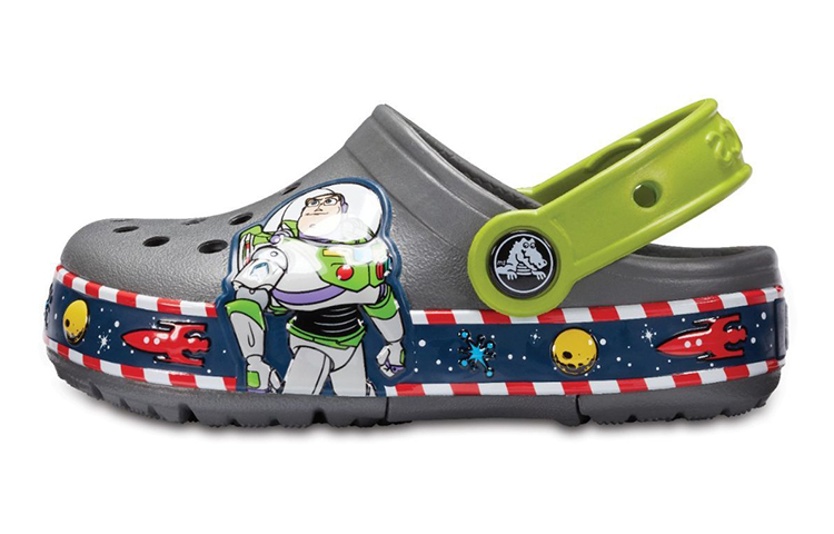 (Preschool) Crocs Fun Lab Buzz Lights Clog 'Grey' 205003-0DA