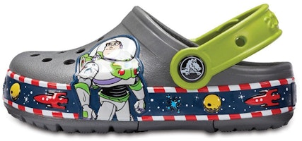 (Preschool) Crocs Fun Lab Buzz Lights Clog 'Grey' 205003-0DA (Preschool) Crocs Fun Lab Buzz Lights Clog 'Grey' 205003-0DA