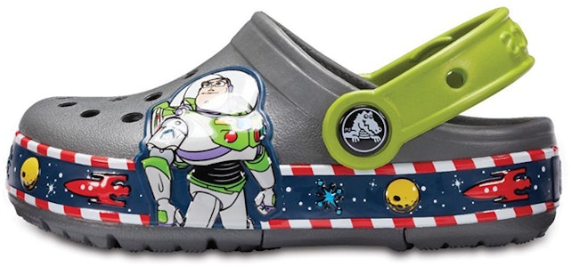 兒童 Crocs卡羅琪 Fun Lab Buzz Lights 休閒洞洞涼鞋 灰色 Buy 兒童 Crocs卡羅琪 Fun Lab Buzz Lights 休閒洞洞涼鞋 灰色