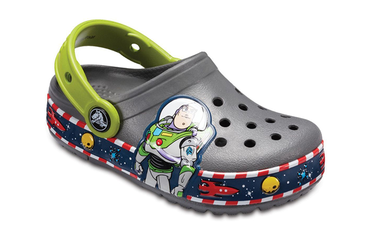 Lookbook (Preschool) Crocs Fun Lab Buzz Lights Clog 'Grey' 205003-0DA