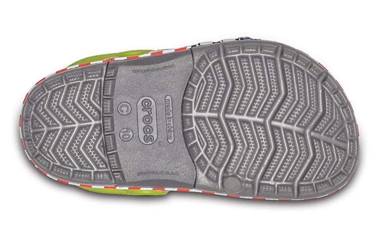 Sizing (Preschool) Crocs Fun Lab Buzz Lights Clog 'Grey' 205003-0DA