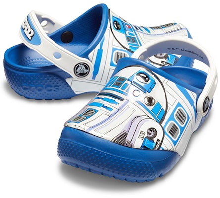 (PS) Crocs 趣味实验室凉鞋 '白蓝色' 205428-4GX Purchase (PS) Crocs 趣味实验室凉鞋 '白蓝色' 205428-4GX