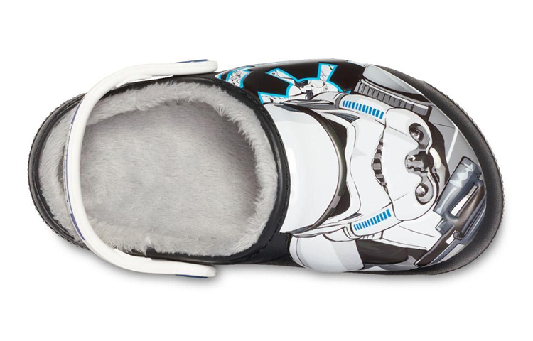 Lookbook (Preschool) Crocs Fun Lab Lined Stormtrooper Clog 'Black' 205433-001
